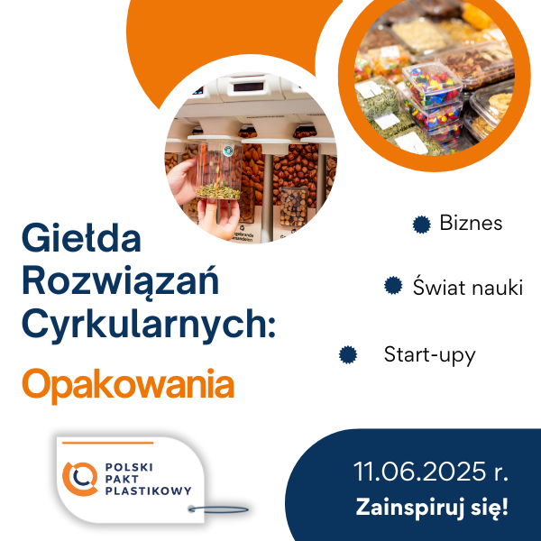 Giełda Rozwiązań Cyrkularnych: Opakowania - widzimy się już 11 czerwca!